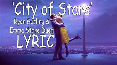 la la land song lyrics city of stars|La La Land Cast .